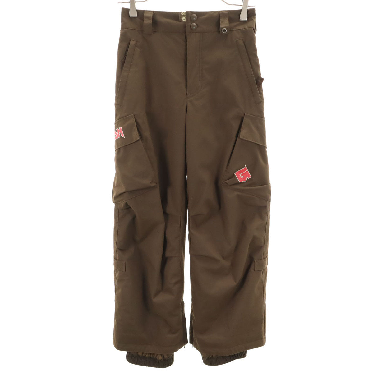BURTON バートン スノーボード カーゴパンツ S ブラウン スノーウェア キッズ