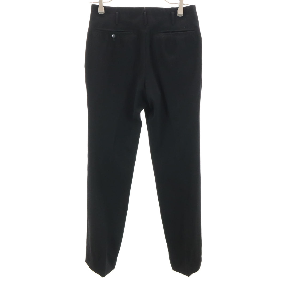 70s イングランド製 タキシードクロス TUXEDO CLOTH ヴィンテージ スラックスパンツ ブラック メンズ