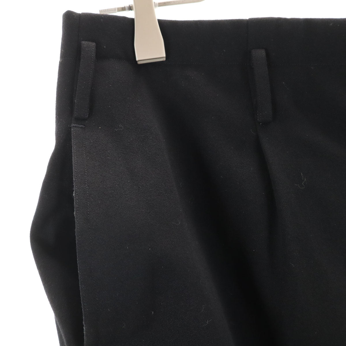 70s イングランド製 タキシードクロス TUXEDO CLOTH ヴィンテージ スラックスパンツ ブラック メンズ
