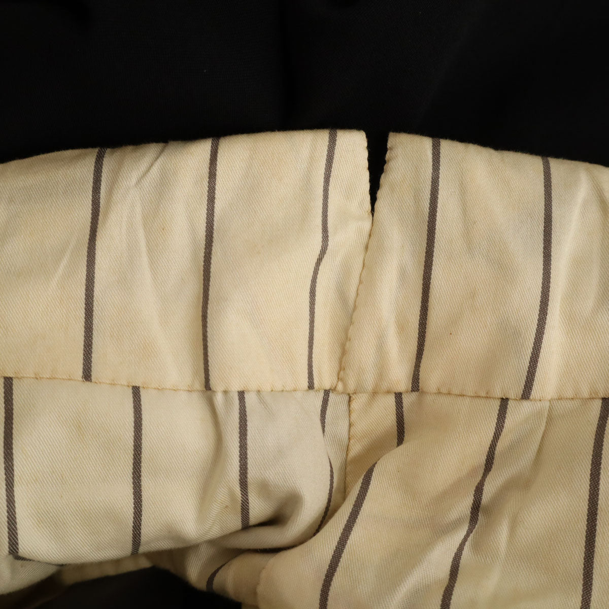 70s イングランド製 タキシードクロス TUXEDO CLOTH ヴィンテージ スラックスパンツ ブラック メンズ