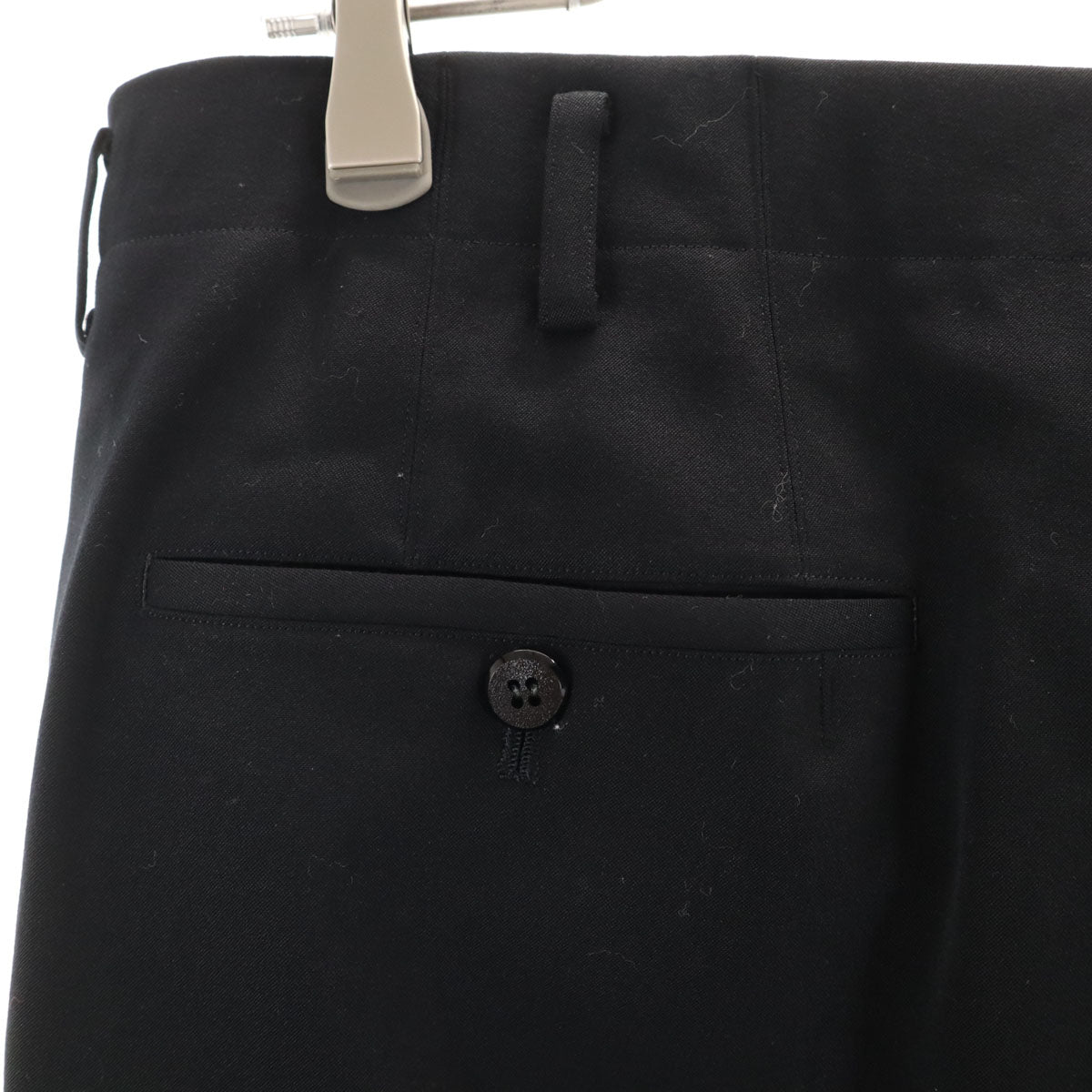 70s 日本製 ヴィンテージ スラックスパンツ ブラック メンズ