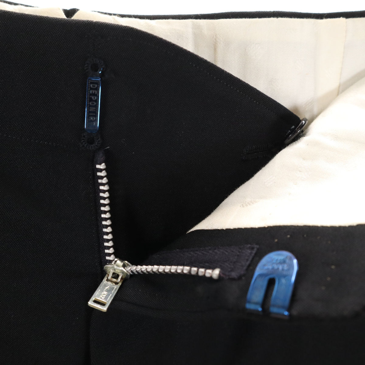 70s 日本製 ヴィンテージ スラックスパンツ ブラック メンズ