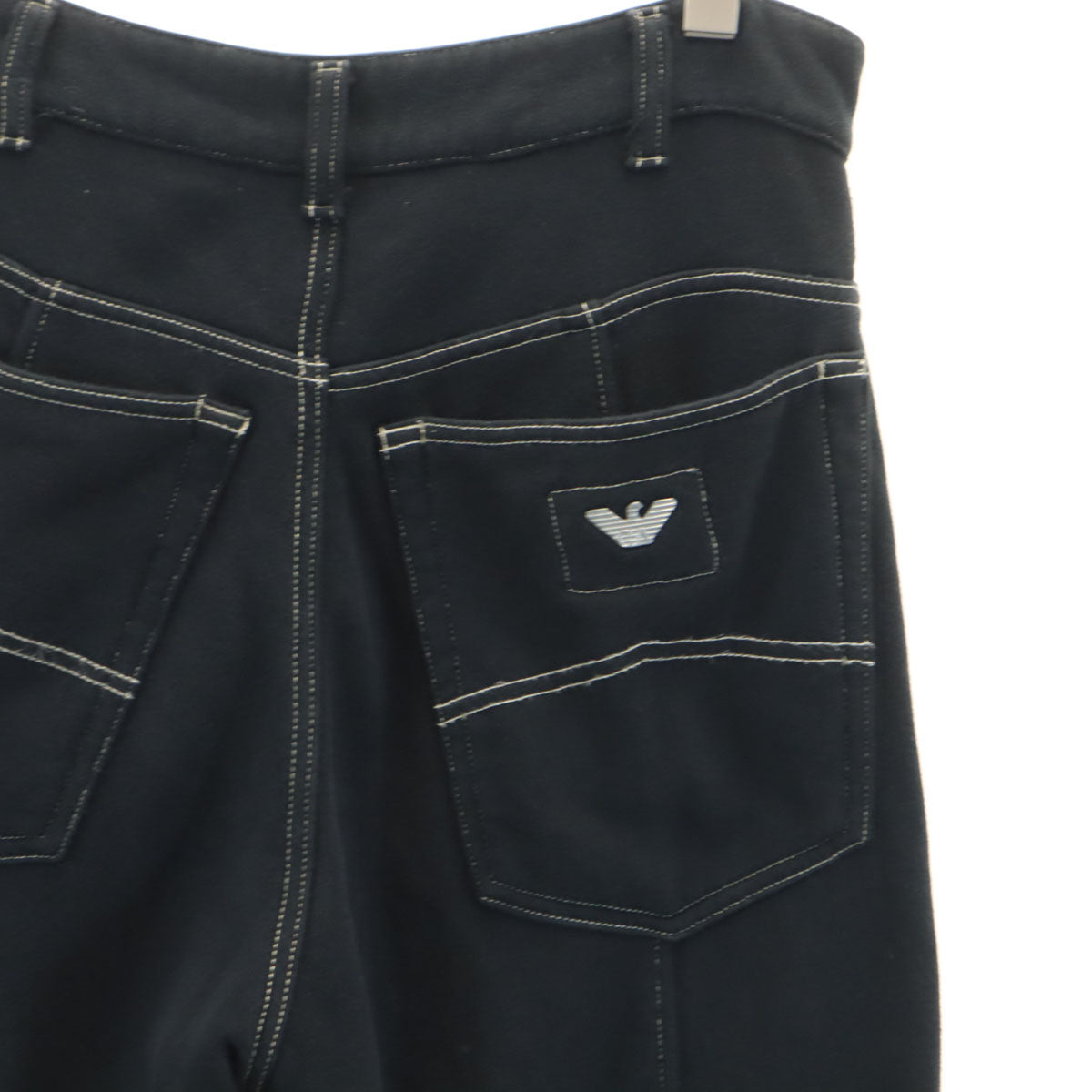 ARMANI JEANS アルマーニジーンズ イタリア製 スウェットパンツ M ブラック メンズ