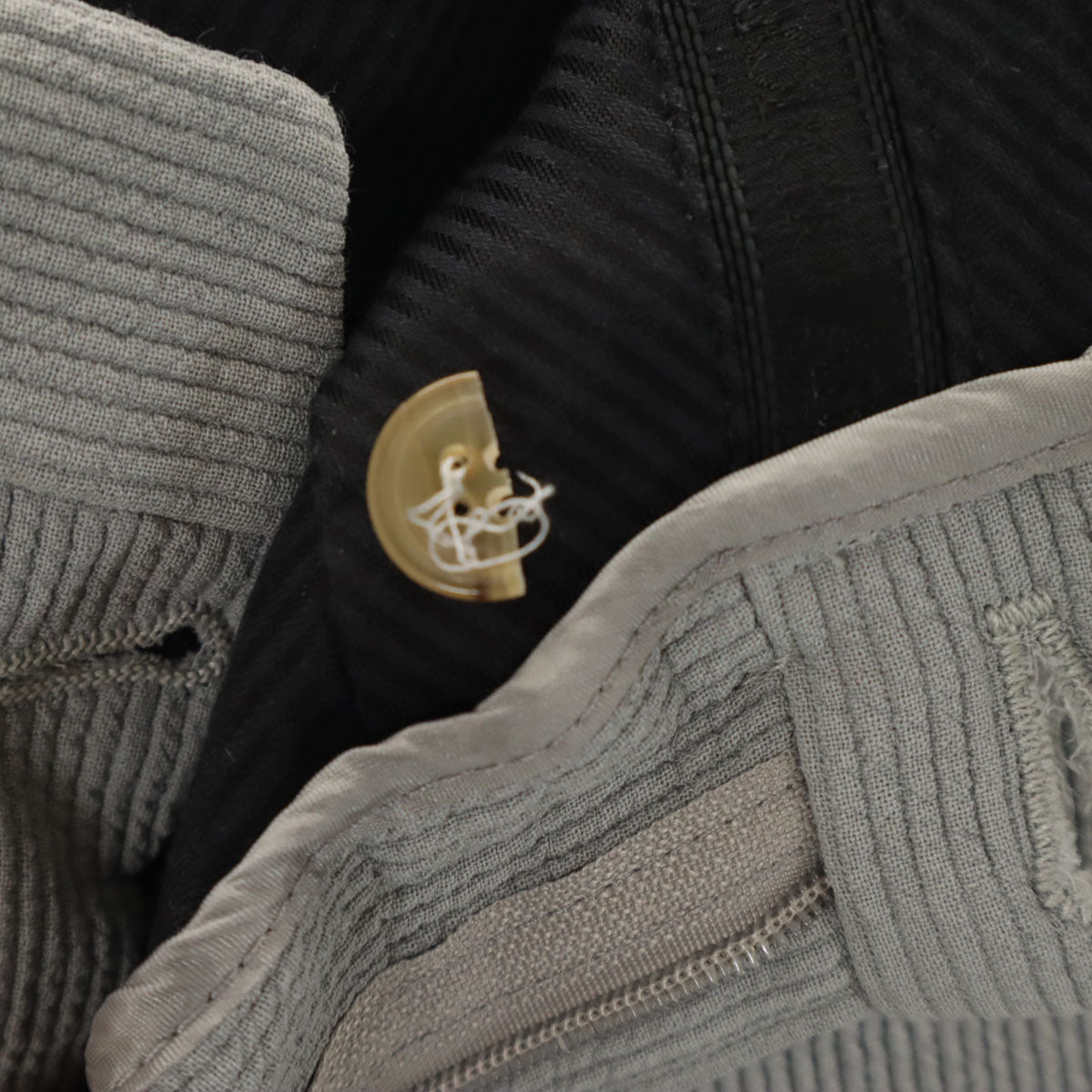 GIORGIO ARMANI ジョルジオアルマーニ イタリア製 スリムパンツ 52 グレー メンズ