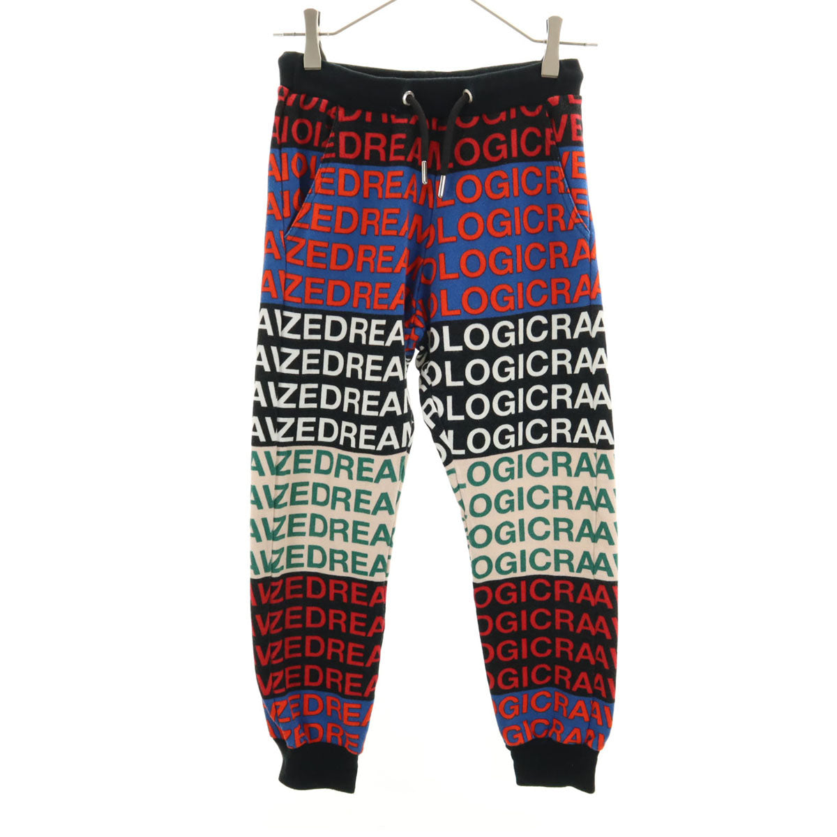 DIESEL ディーゼル ブルガリア製 英字 スウェット ジョガーパンツ 10 マルチ キッズ