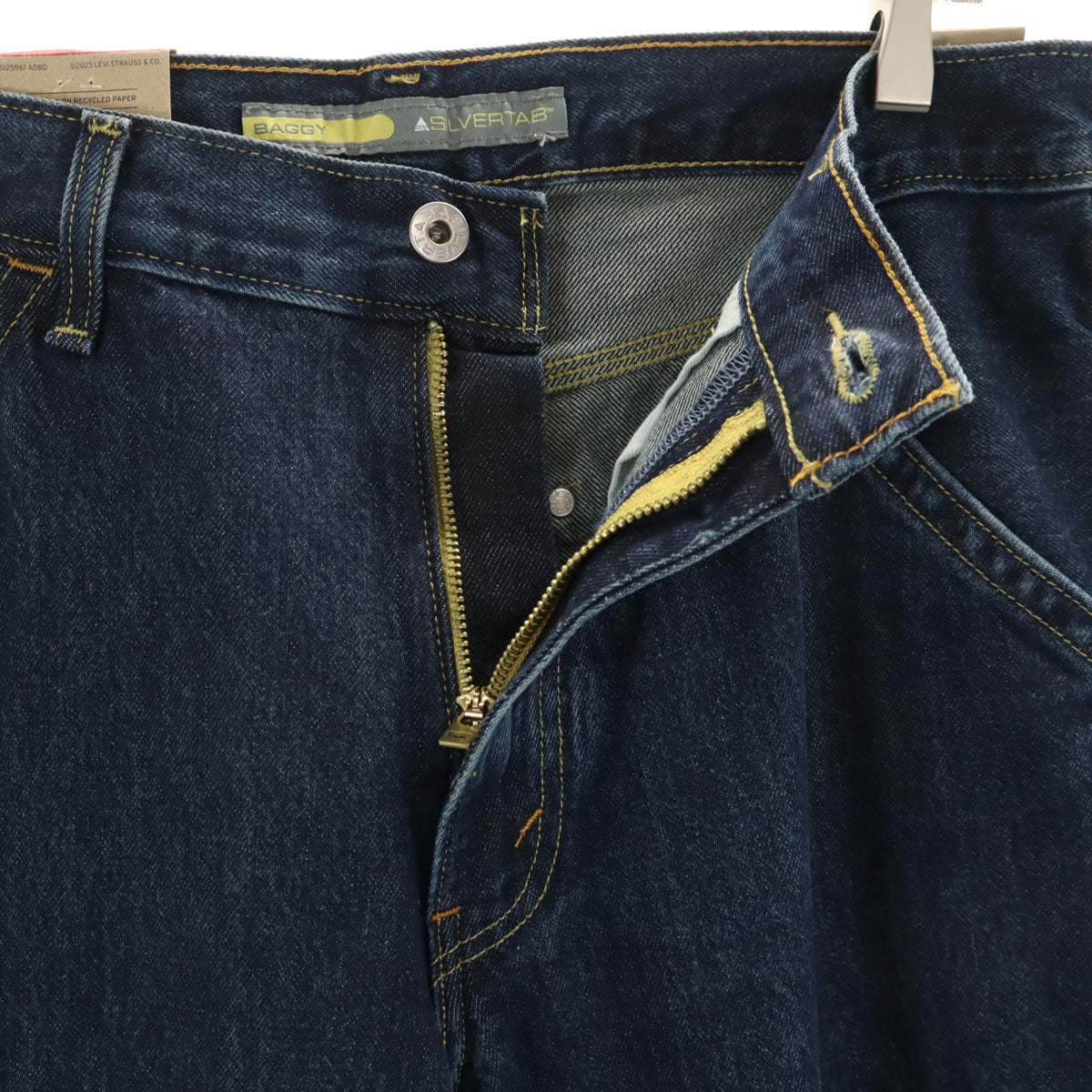 未使用 Levi's リーバイス シルバータブ バギー デニムパンツ W32 インディゴ ペインター ジーンズ メンズ