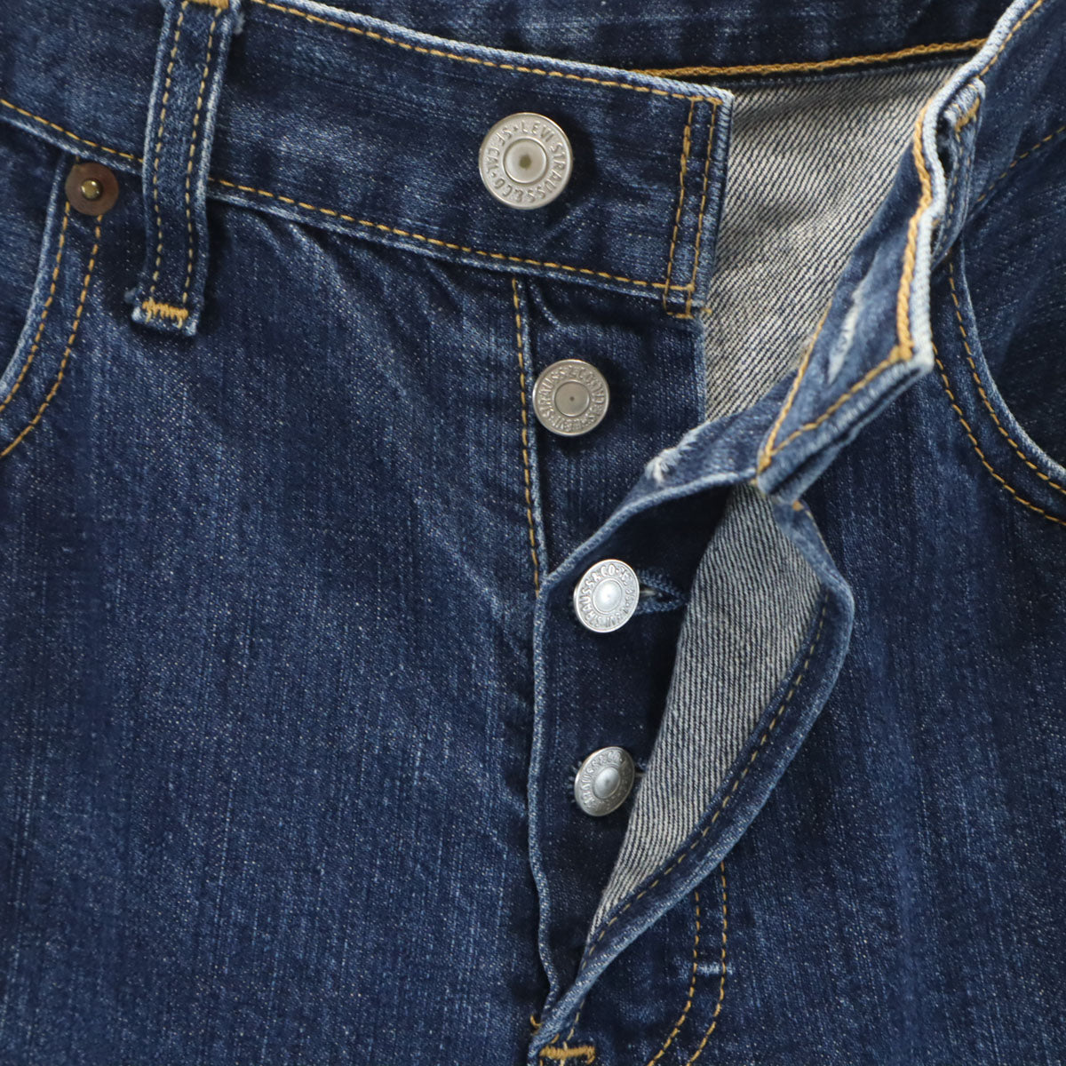 Levi's リーバイス 501 ストレートデニムパンツ W31 ウォッシュブルー ジーンズ メンズ