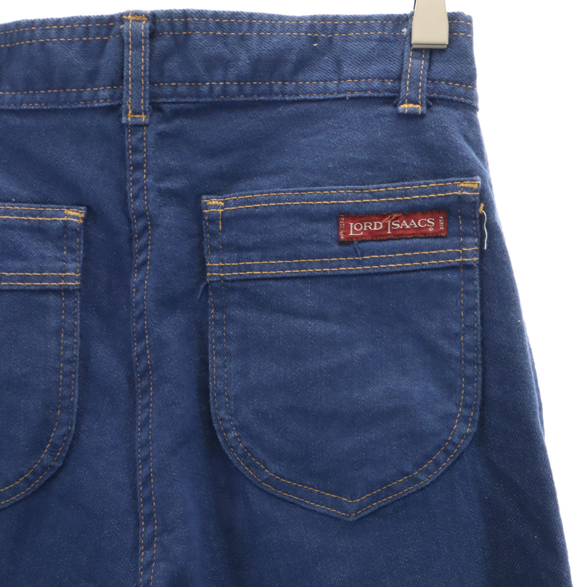 LORD ISAACS 70s USA製 ヴィンテージ ハイウエスト ロングパンツ ウォッシュブルー TALONジップ レディース