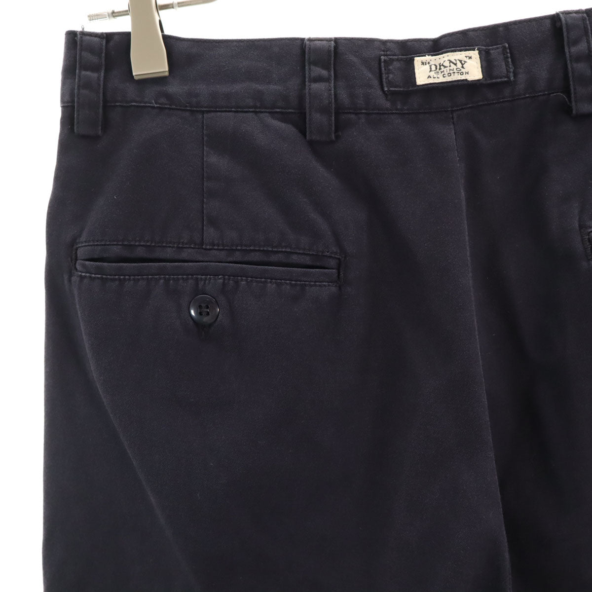 DKNY DONNA KARAN NEW YORK ダナキャランニューヨーク チノパンツ W32 ネイビー メンズ