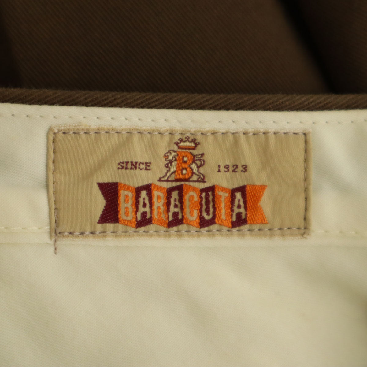 BARACUTA バラクータ チノパンツ 73 ブラウン メンズ