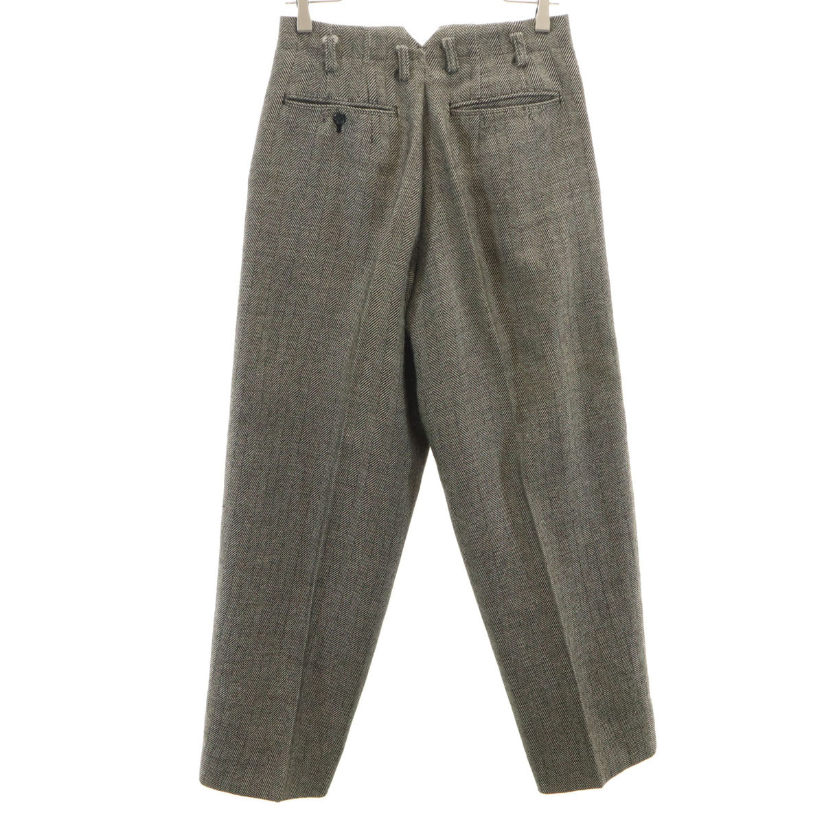 Y’s for men ワイズフォーメン 90s 日本製 オールド ウールパンツ S チャコールブラウン系 メンズ