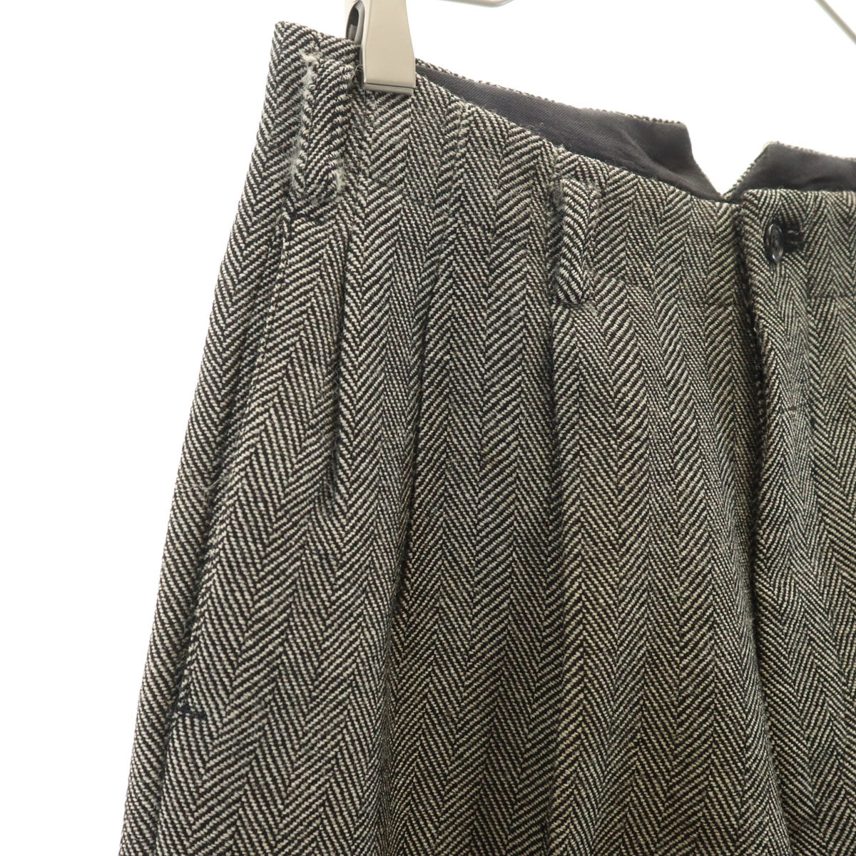 Y’s for men ワイズフォーメン 90s 日本製 オールド ウールパンツ S チャコールブラウン系 メンズ