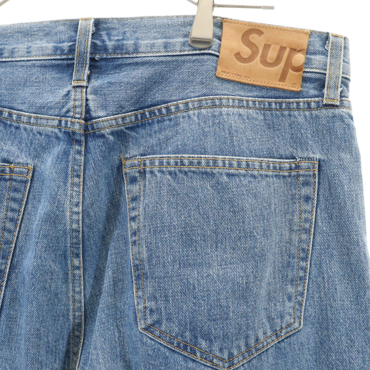 Supreme シュプリーム USA製 デニムパンツ W34 ジーンズ ボタンフライ メンズ