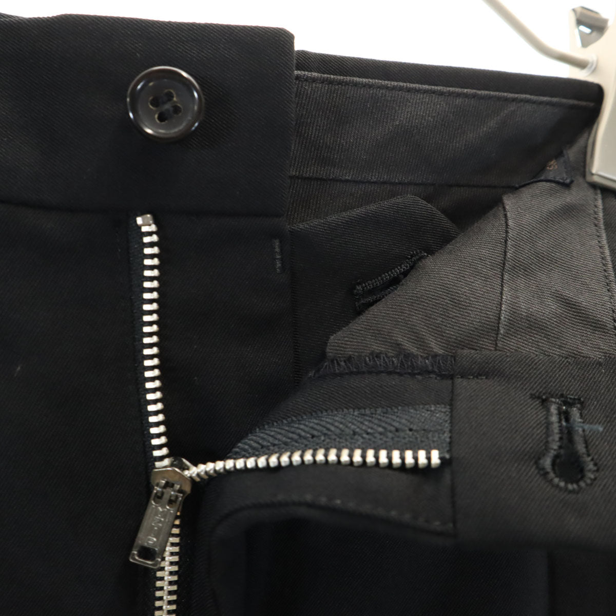 COMME des GARCONS HOMME コムデギャルソンオム 90s 1994年 日本製 ウール オールド タック テーパードパンツ S ブラック メンズ