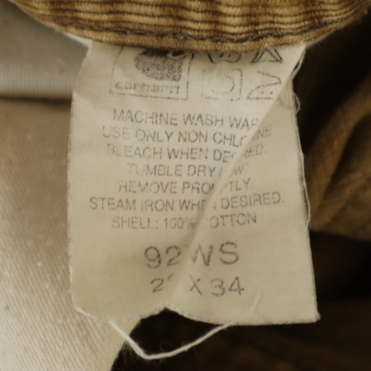 Carhartt カーハート 90s オールド コーデュロイパンツ w29 キャメル系 メンズ