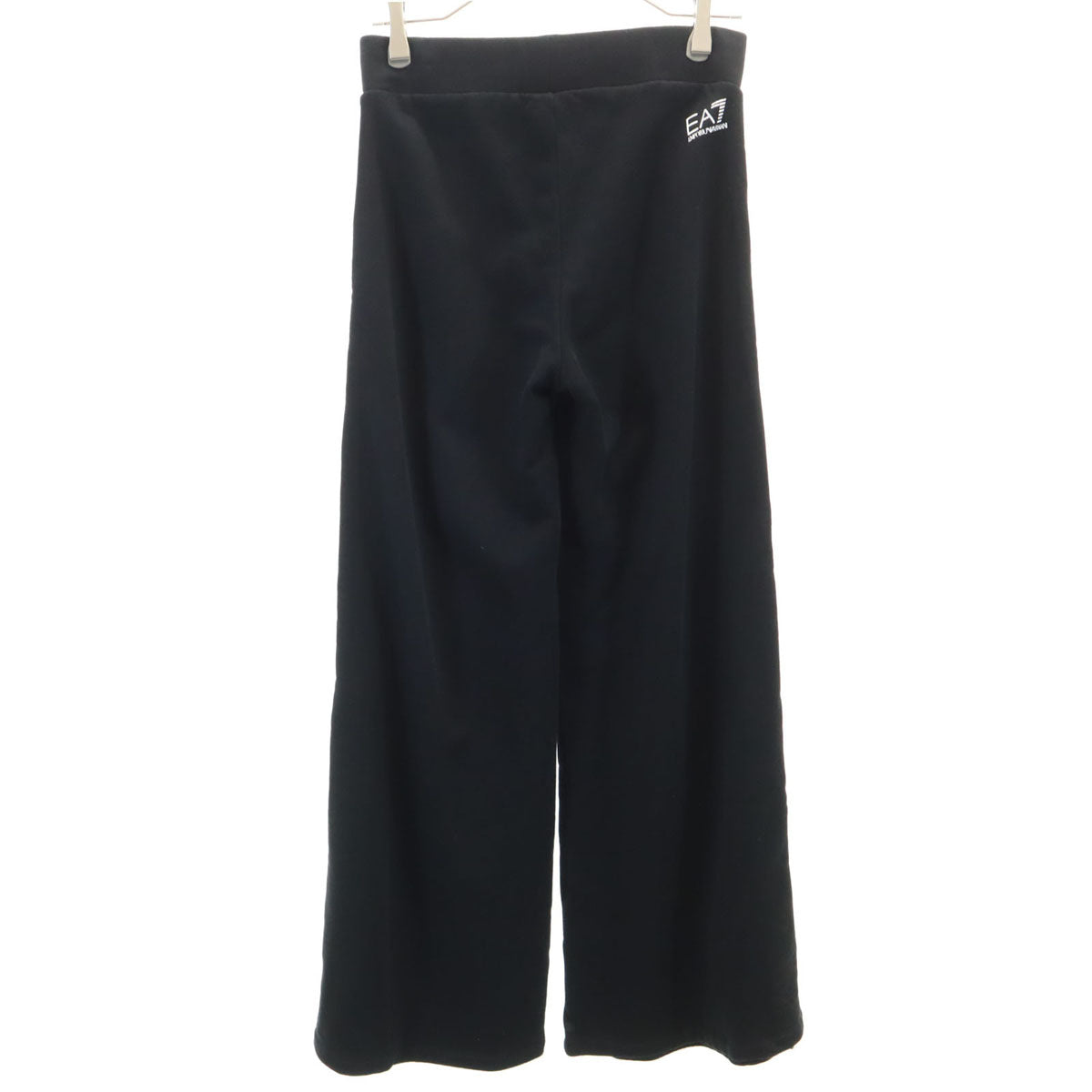 Emporio Armani エンポリオアルマーニ ワイドパンツ S ブラック スウェット レディース