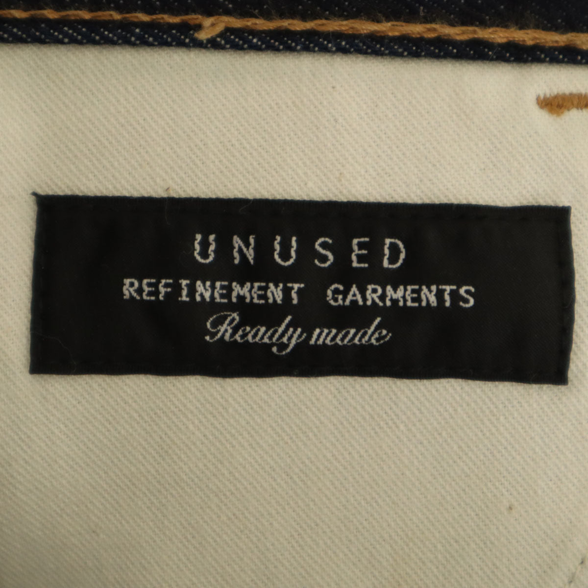 UNUSED アンユーズド 日本製 デニムパンツ インディゴ ジーンズ メンズ