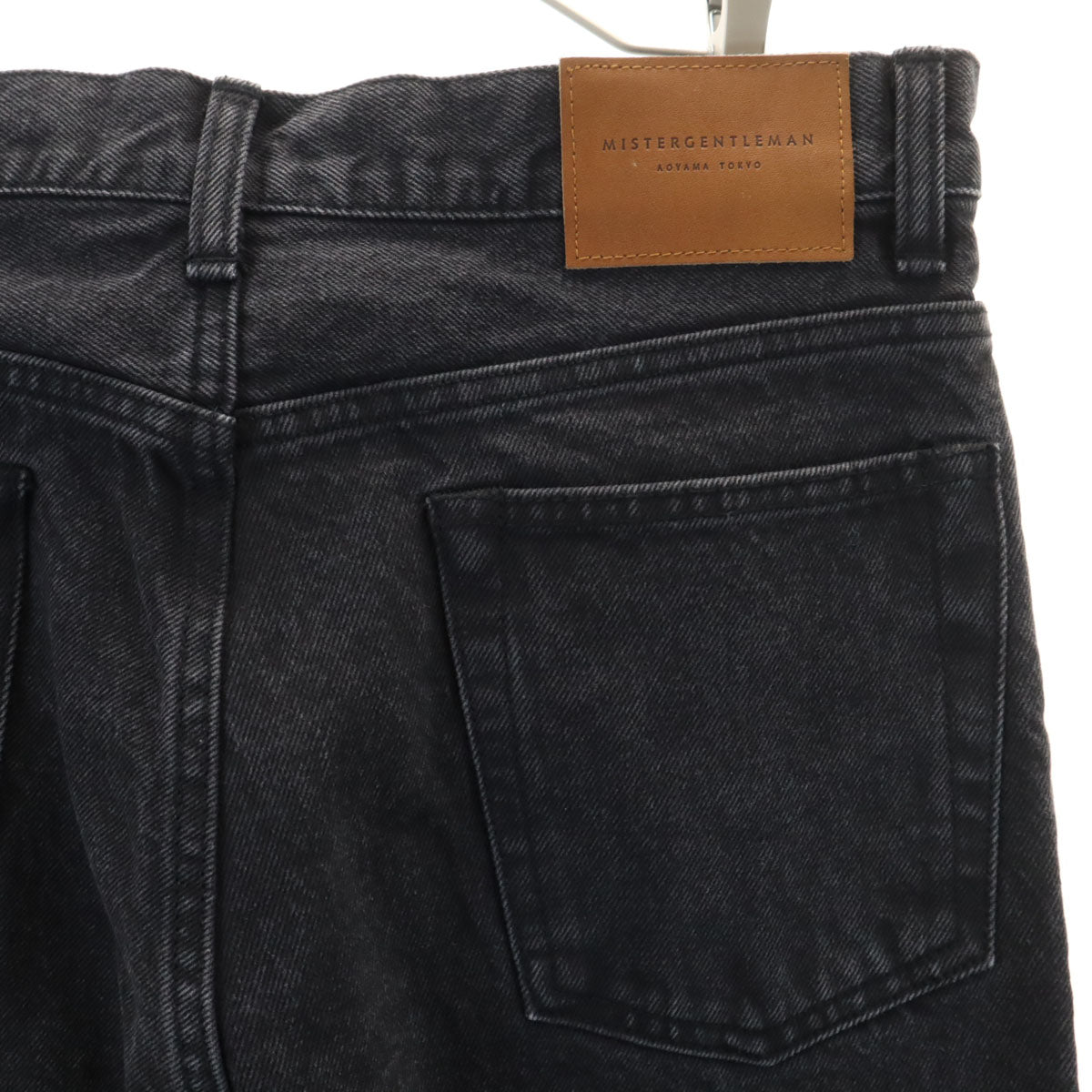 美品 Mr.GENTLEMAN ミスタージェントルマン 日本製 デニムパンツ w32 グレー ジーンズ メンズ