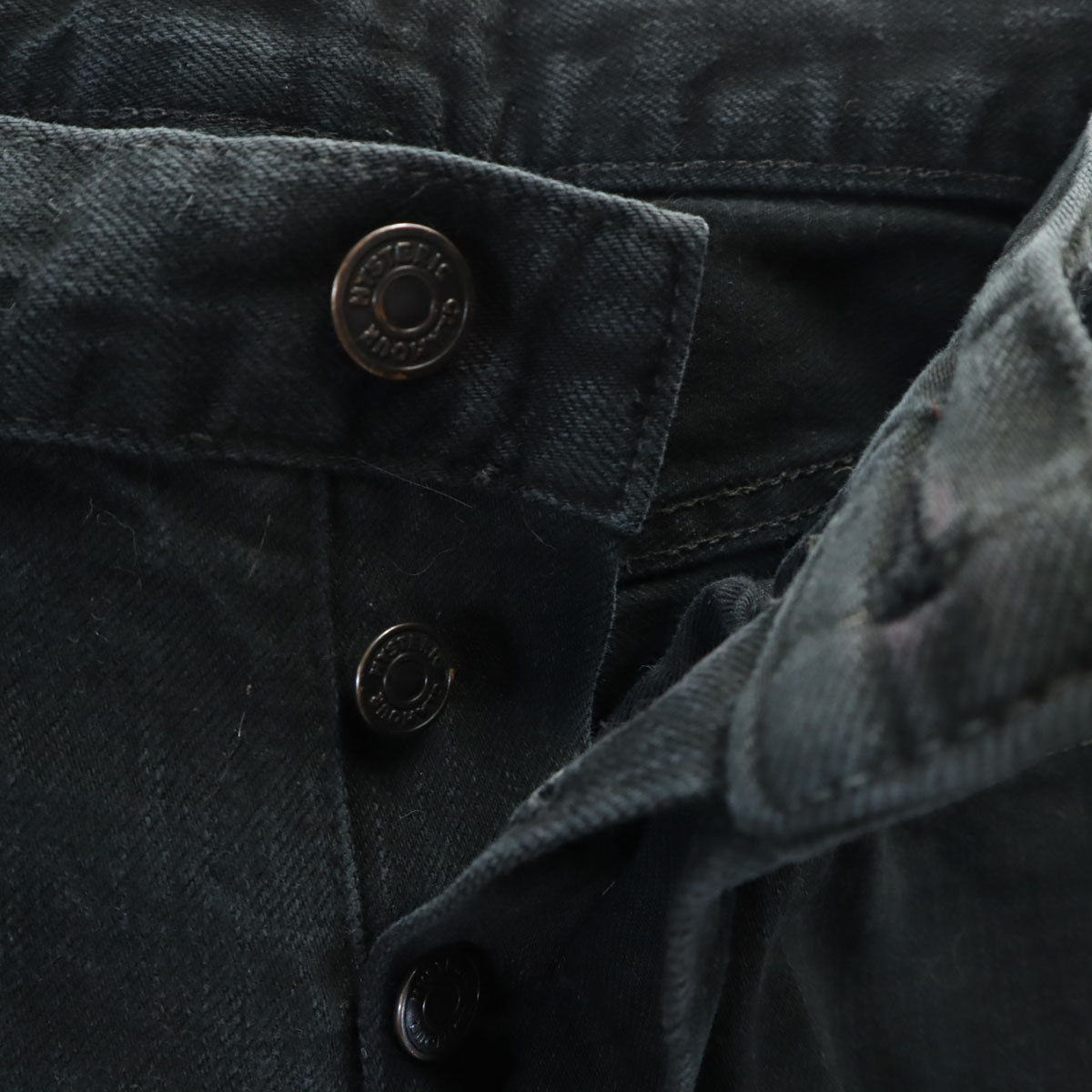 HYSTERIC GLAMOUR ヒステリックグラマー 日本製 スタッズ デニムパンツ w30 ブラック メンズ