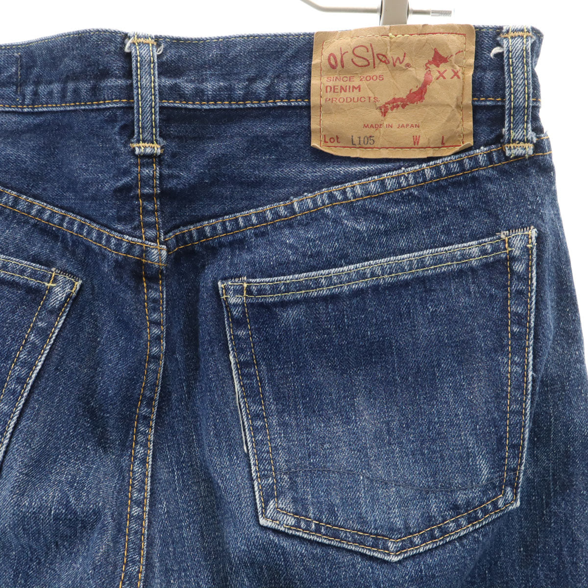 orSlow オアスロウ L105 日本製 デニムパンツ M インディゴ ジーンズ レディース