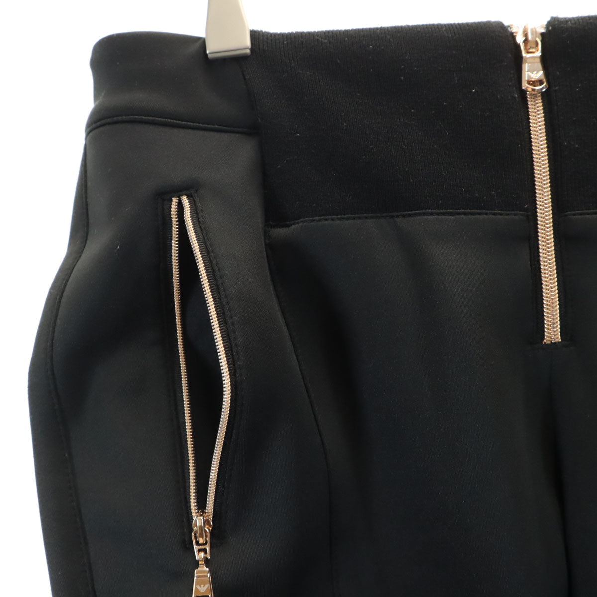 Emporio Armani エンポリオアルマーニ ロングパンツ M ブラック EA7 レディース