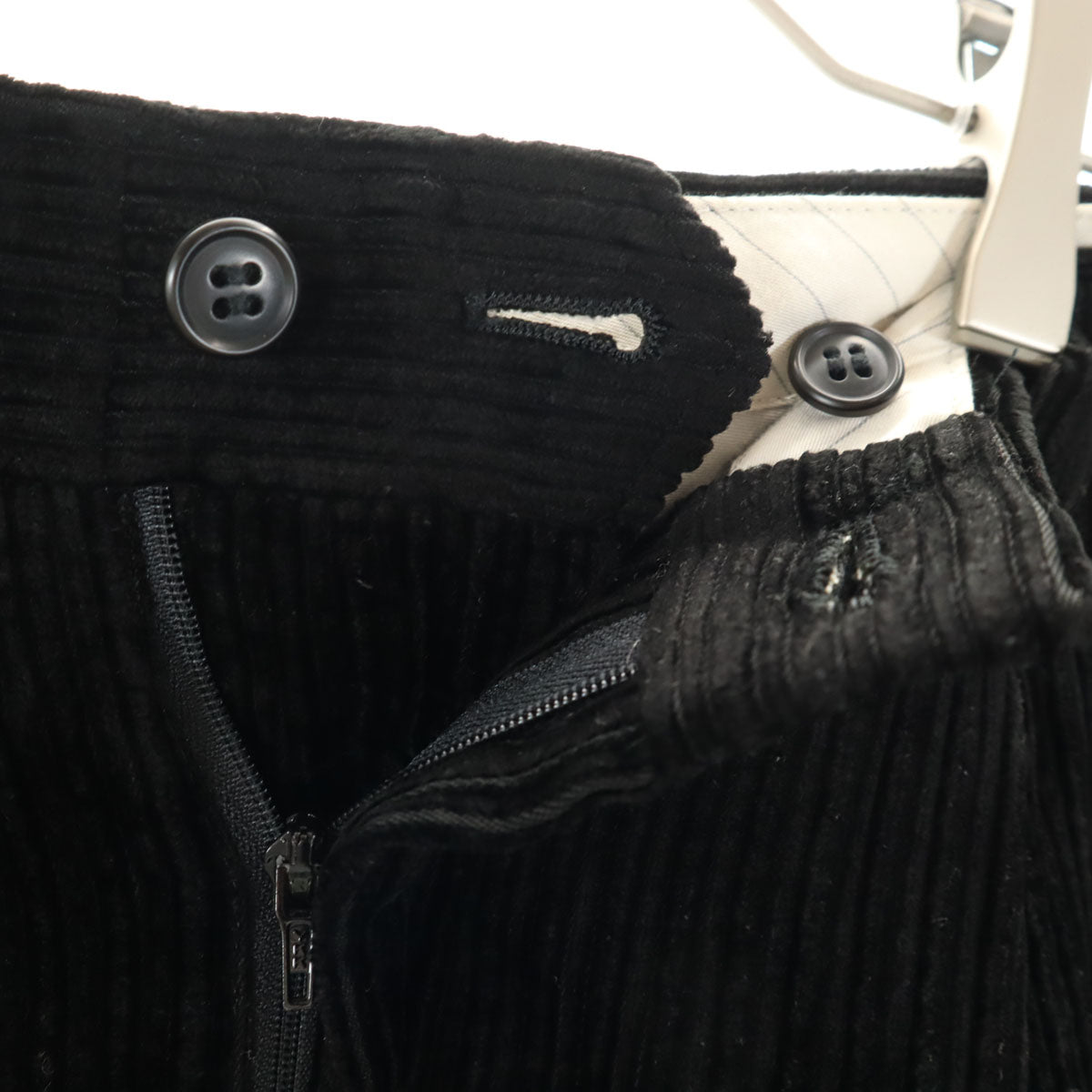 LANVIN ランバン 90s オールド コーデュロイパンツ 79 ブラック メンズ