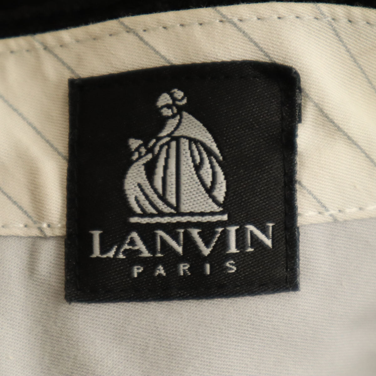 LANVIN ランバン 90s オールド コーデュロイパンツ 79 ブラック メンズ