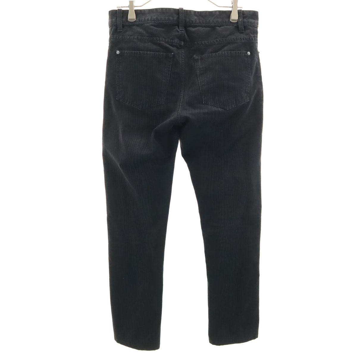 BALENCIAGA バレンシアガ イタリア製 総柄 ロングパンツ W29 ブラック メンズ