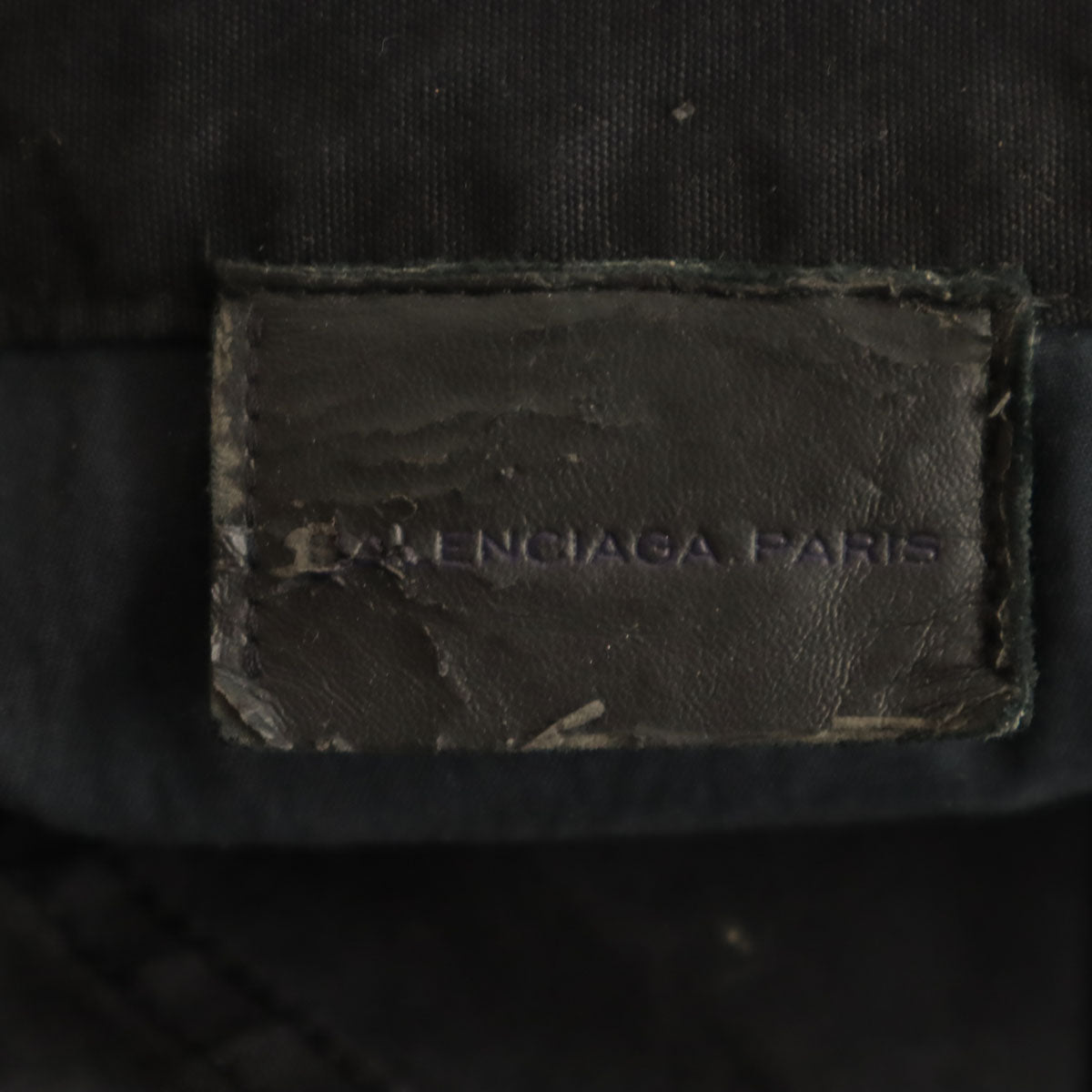 BALENCIAGA バレンシアガ イタリア製 総柄 ロングパンツ W29 ブラック メンズ