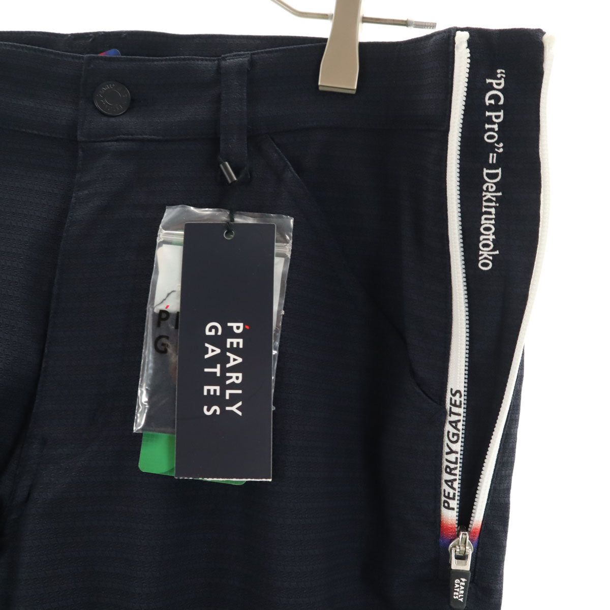 未使用 PEARLY GATES パーリーゲイツ ゴルフ ロングパンツ 4 ネイビー メンズ