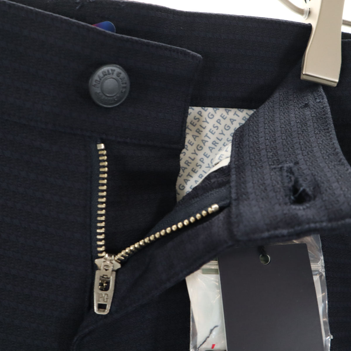 未使用 PEARLY GATES パーリーゲイツ ゴルフ ロングパンツ 4 ネイビー メンズ