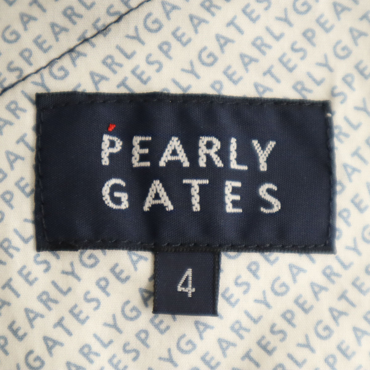 未使用 PEARLY GATES パーリーゲイツ ゴルフ ロングパンツ 4 ネイビー メンズ