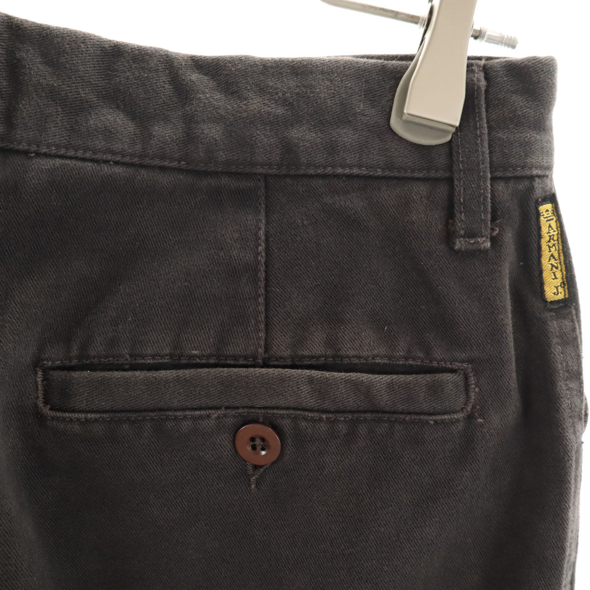 ARMANI JEANS アルマーニジーンズ 90s イタリア製 オールド ロングパンツ 48 ブラック系 メンズ