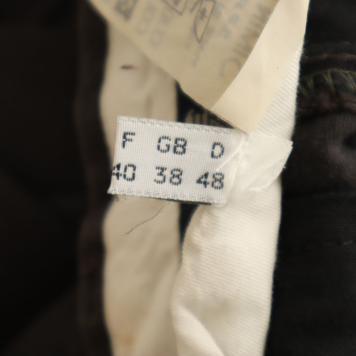 ARMANI JEANS アルマーニジーンズ 90s イタリア製 オールド ロングパンツ 48 ブラック系 メンズ