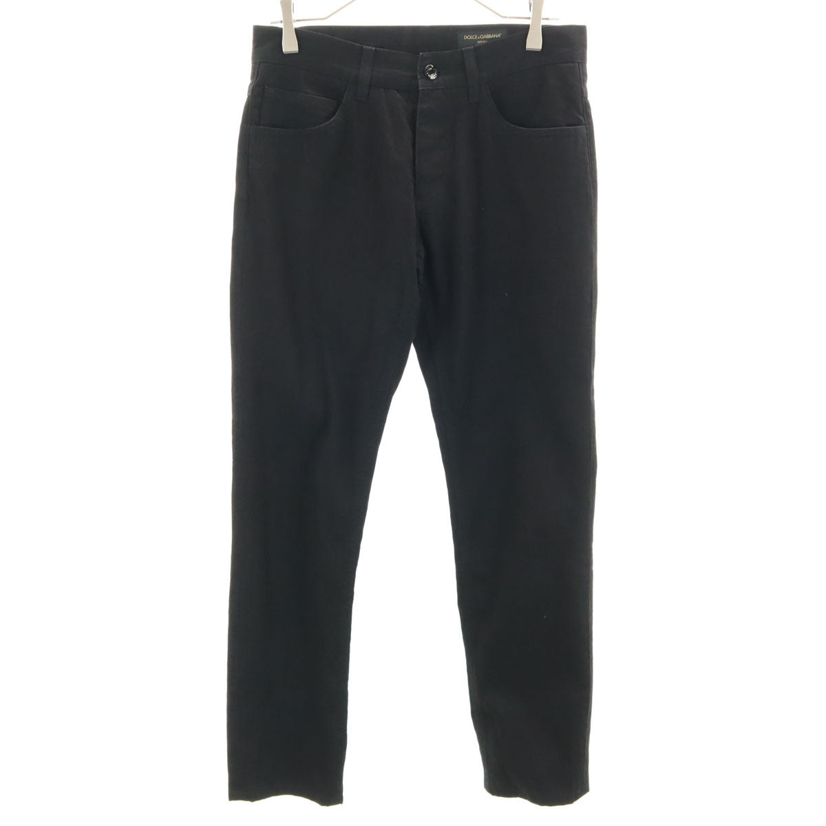 DOLCE&GABBANA DENIM ドルチェアンドガッバーナ デニム イタリア製 ロングパンツ 44 ブラック メンズ
