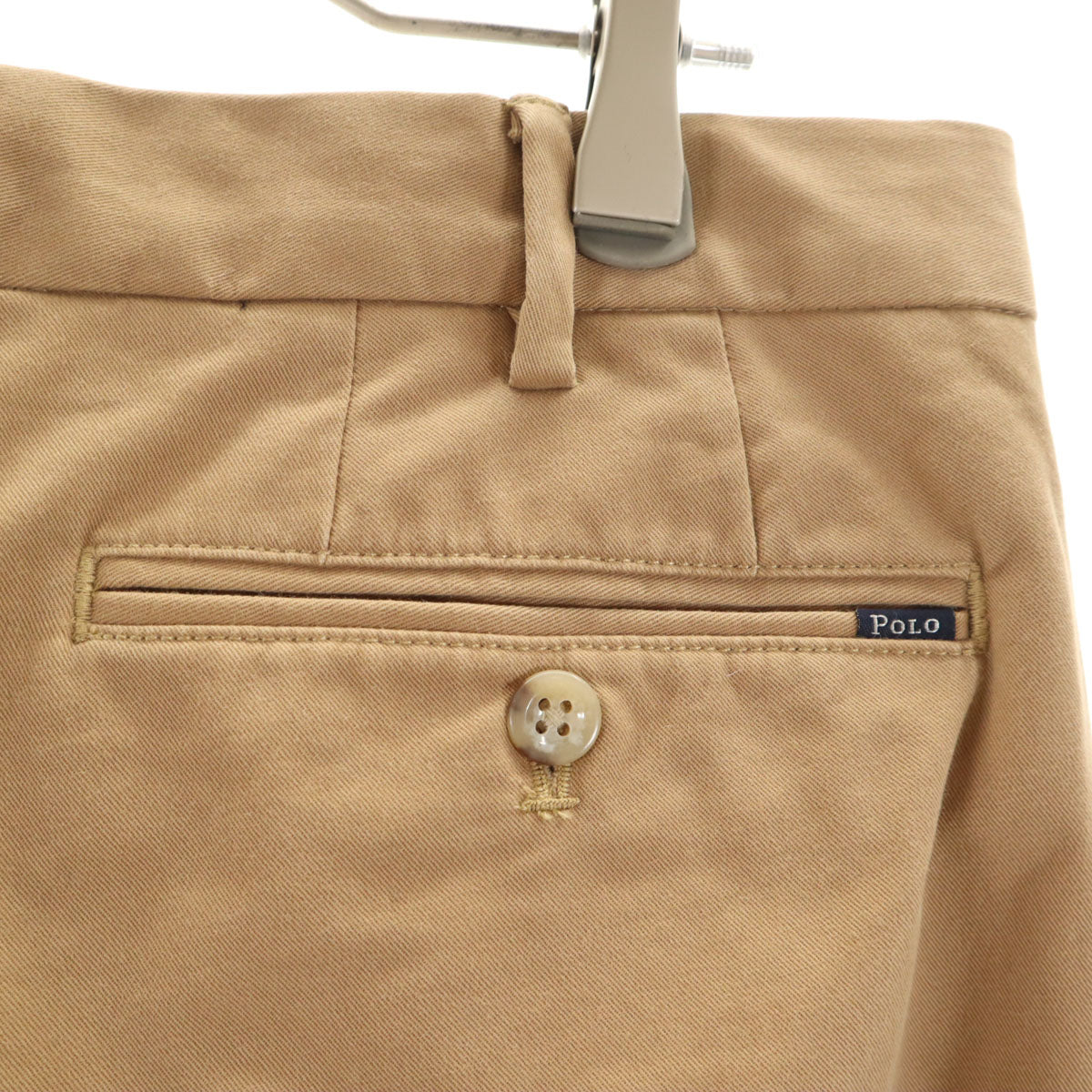 Polo by Ralph Lauren ポロバイラルフローレン 未使用 ストレッチ カスタムフィット パンツ W32 ベージュ メンズ