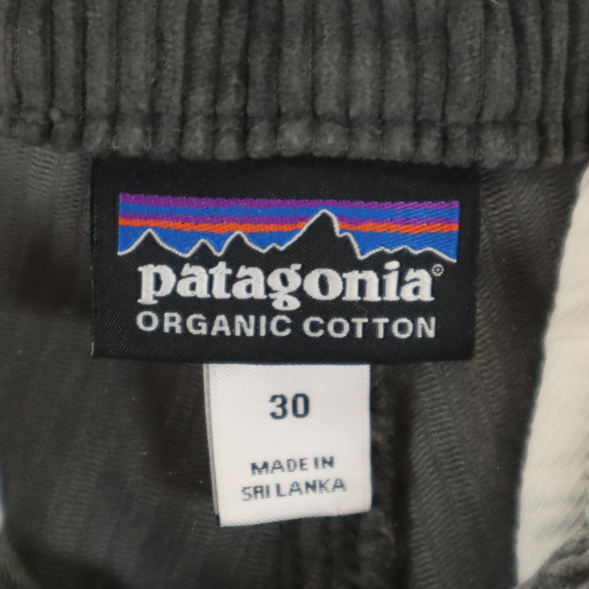 patagonia パタゴニア コーデュロイパンツ W30 チャコールグレー 56606FA19 アウトドア メンズ