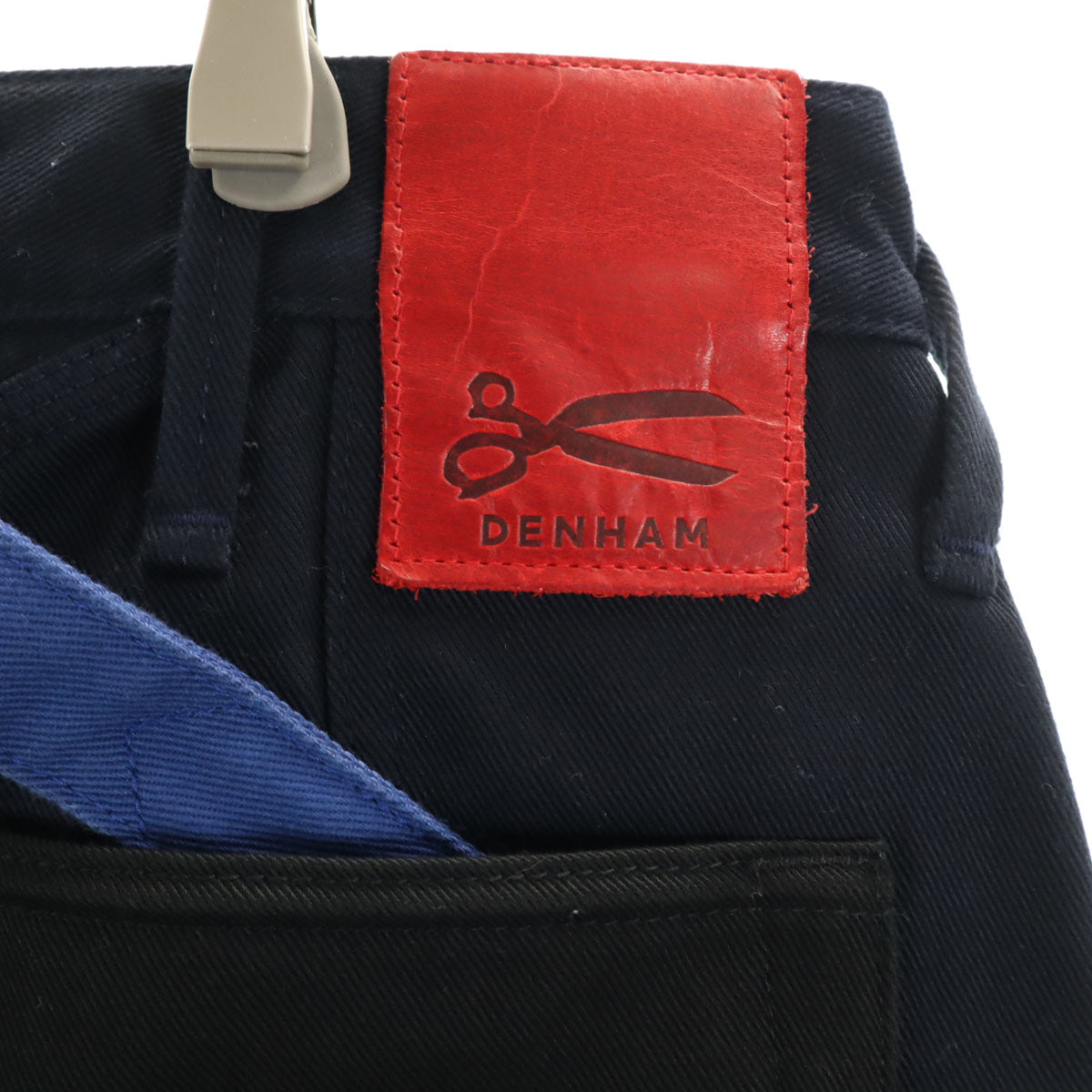 DENHAM デンハム 日本製 CROSSBACK CARROT FIT パンツ W32 ネイビー メンズ