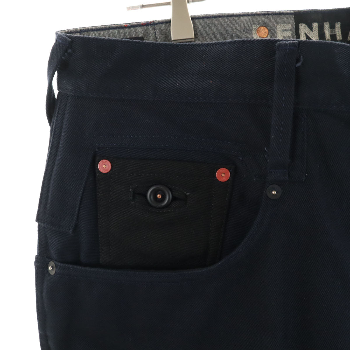 DENHAM デンハム 日本製 CROSSBACK CARROT FIT パンツ W32 ネイビー メンズ