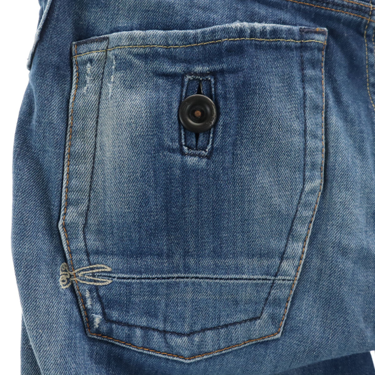 DENHAM デンハム SKIN スリムデニムパンツ W30 ウォッシュブルー ジーンズ メンズ