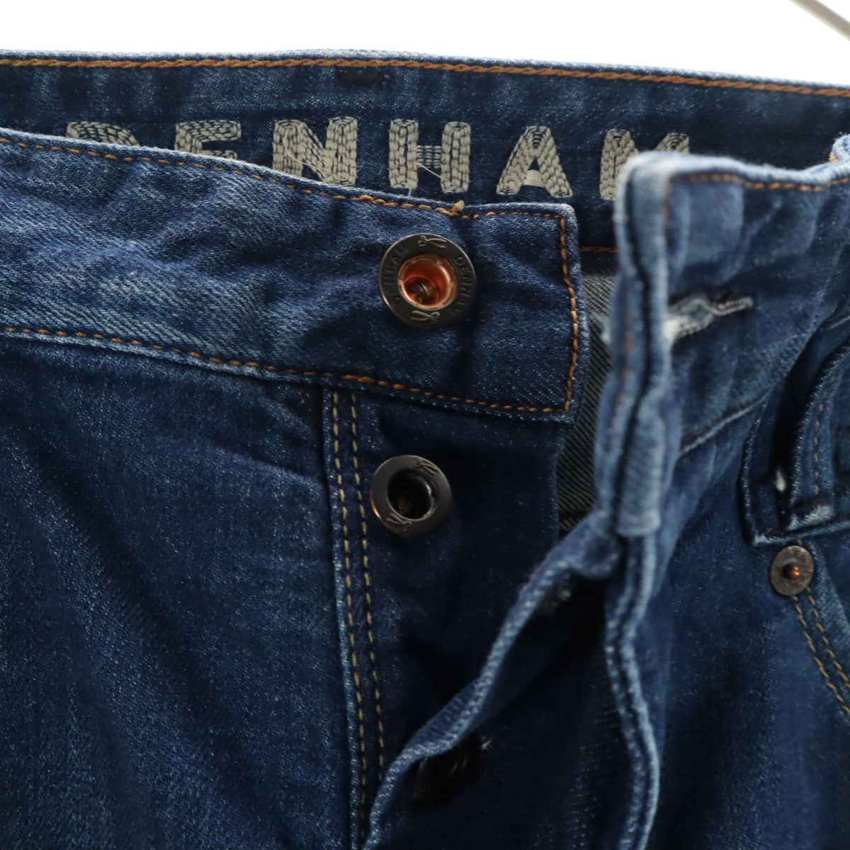 DENHAM デンハム SKIN スリムデニムパンツ W30 ウォッシュブルー ジーンズ メンズ