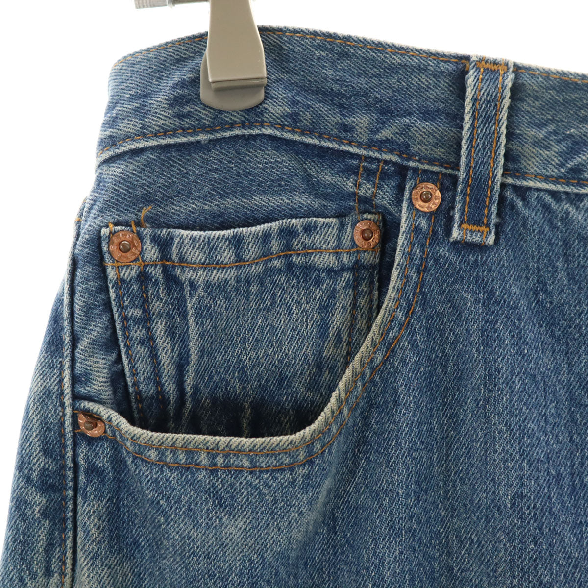 Levi's リーバイス 90s 501 USA製 オールド ストレートデニムパンツ W36 ウォッシュブルー ジーンズ メンズ