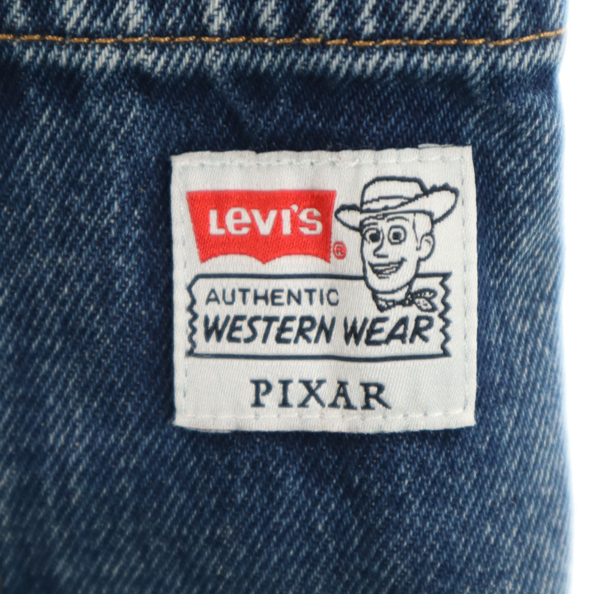 Levi's リーバイス Disney PIXAR ディズニー ピクサー コラボ トイストーリー ウエスタン フレアデニムパンツ W30 ウォッシュブルー ジーンズ ダブルニー TOY STORY メンズ