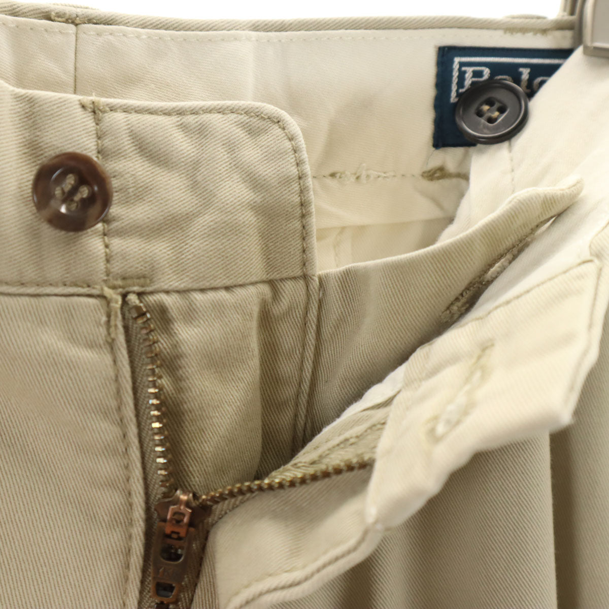 Polo by Ralph Lauren ポロバイラルフローレン 90s オールド チノパンツ W34 ベージュ メンズ