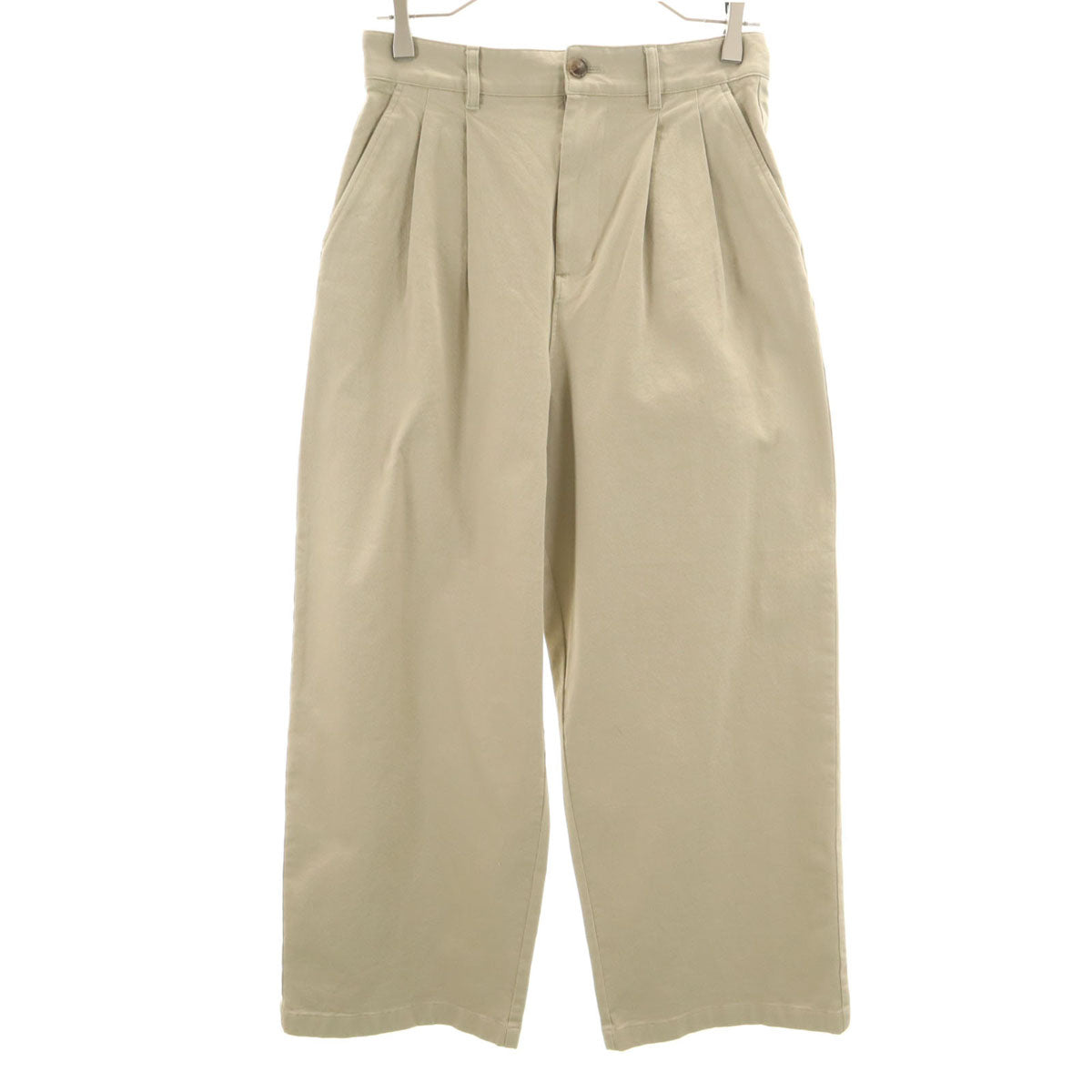 未使用 Danton ダントン 2タック ワイドパンツ 38 ベージュ レディース