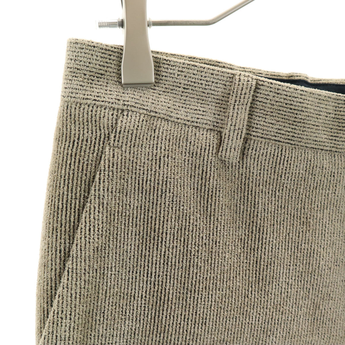 GIORGIO ARMANI ジョルジオアルマーニ イタリア製 細畝 スラックスパンツ 44 ベージュ メンズ