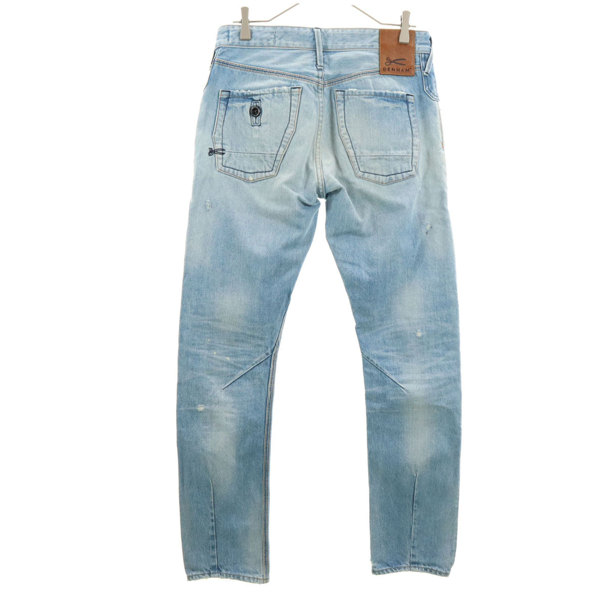 DENHAM デンハム ヴィンテージ加工 スリムデニムパンツ W29 ブルー ジーンズ メンズ