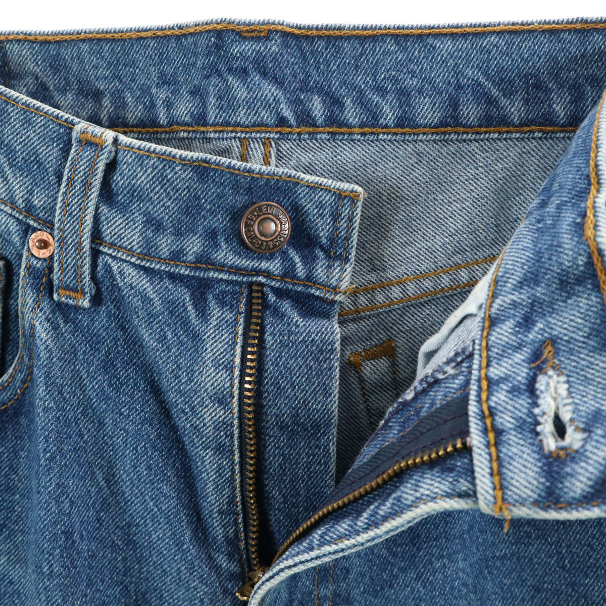 Levi's リーバイス 90s 515-0217 オールド スリム テーパードデニムパンツ W31 ウォッシュブルー ジーンズ メンズ