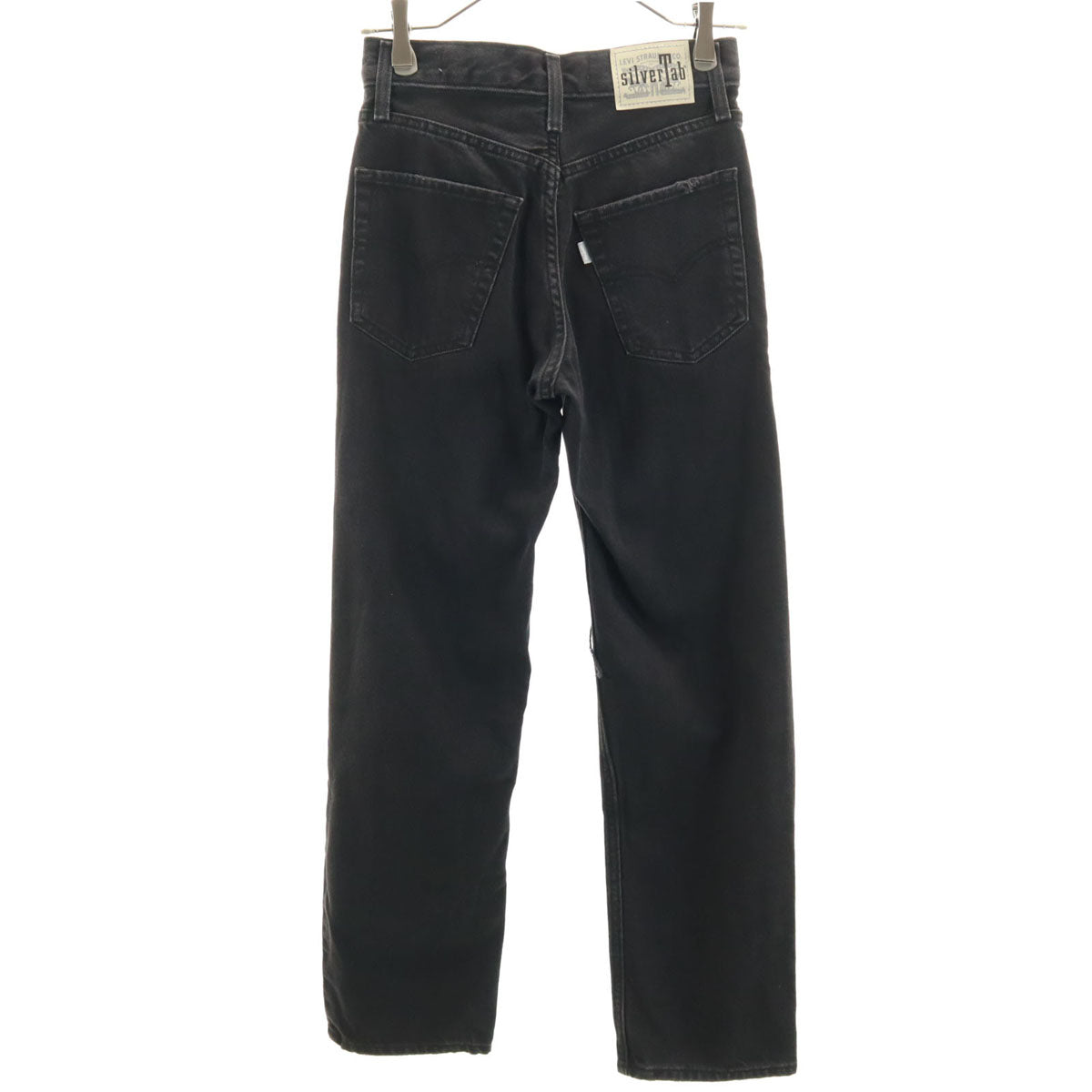 Levis Silver リーバイス シルバータブ デニムパンツ W23 ブラック系 ジーンズ レディース