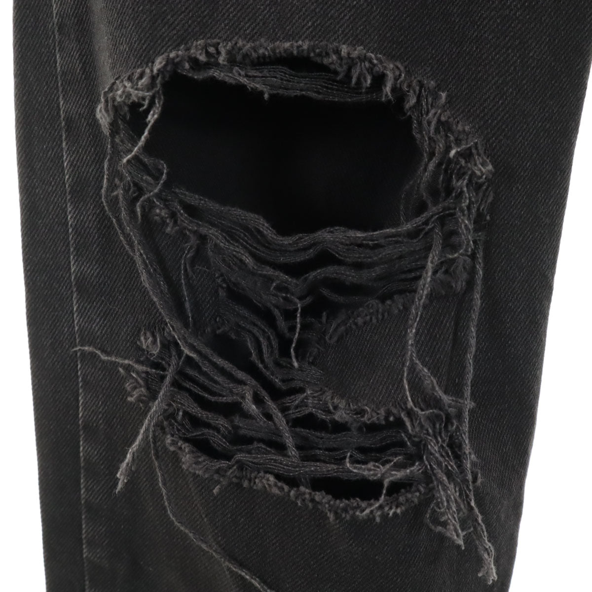 Levis Silver リーバイス シルバータブ デニムパンツ W23 ブラック系 ジーンズ レディース